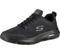 Skechers Homme Dyna-air Pelland Flat-Sheets, Black Mesh Synthetic Black Trim, 43 EU