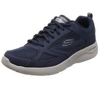 Skechers Baskets homme Dynamight 2.0-fallford Bleu Navy Mesh cuir Finition PU 45 EU