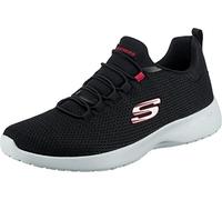 Skechers Chaussures Homme Dynamight Flat-Sheets Mesh noir, liseré rouge Taille 44