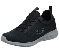 Skechers Homme Elite Flex-Hartnell Baskets, Black/Grey, 42.5 EU