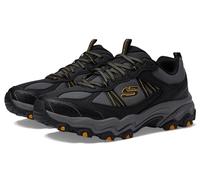 Skechers Homme Endurance à Trekking Low Cut, Bordure Noire en Maille synthétique Anthracite, 44 EU