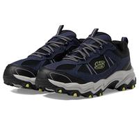 Skechers Homme Endurance à Trekking Low Cut, Maille synthétique Bleu Marine avec Bordure Noire, 47.5 EU