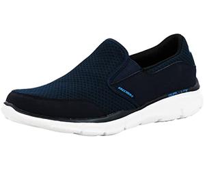 Skechers Homme Equalizer-Persistent Baskets, Navy, 45 EU
