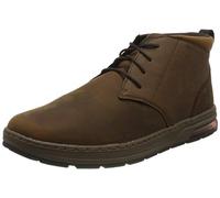 Skechers Homme Evenston High Basket, Dark Brown Leather, 44 EU
