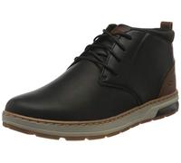 Skechers Homme Evenston High Baskets, Black Leather, 40 EU