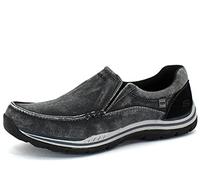 Skechers Homme Expected Avillo Mocassin, Noir, 42.5 EU