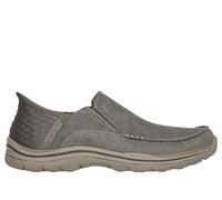 Skechers Homme Expected-Cayson Mocassin, Beige, 47 EU