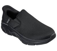 Skechers Homme Extra Wide Fit Hands-Free Slip-ins D'lux Walker 2.0 Rezinate Basket, Noir, 43 EU X-Large
