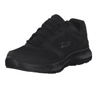 Skechers Homme Flex Advantage 3.0 Baskets Tendance, Black Leather Mesh PU Black Trim, 44 EU