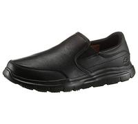 Skechers Homme Flex Advantage Sr Baskets Enfiler, Black Blk, 42.5 EU