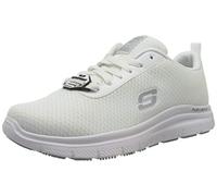 Skechers Homme Flex Advantage SR BENDON Baskets, Blanc, 48.5 EU