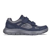 Skechers Homme Fortner Chaussures, Bleu Marine/Gris, 46 EU
