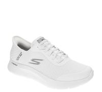 Skechers Homme Free Slip-ins: Go Walk Flex Hands Up Sneaker Basket, White Textile/Synthetic, 39.5 EU