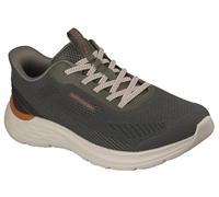 Skechers Homme Garner Chaussures de Sport Slip ins, Olive, 42.5 EU