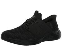 Skechers USA Men's Homme Garner Newick Chaussures à Enfiler Mains Libres Mocassin, Noir, 44.5 EU