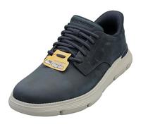 Skechers Homme Garza Duran Baskets, Navy White Leather/Synthetic, 45 EU