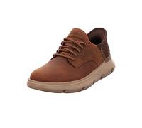 Skechers Chaussures décontractées à enfiler Garza-Gervin pour homme, marron foncé, 8.5 large
