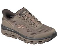 Skechers Homme Glide-Step Sole Glover Peak Basket, Taupe Textile/Synthetic/Trim, 46 EU