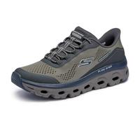 Skechers Homme Glide-Step Sole Hands Free Slip-in Basket, Feuille d'olive pour Moi Leaf It to Me, 45 EU