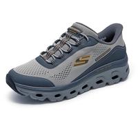 Skechers Homme Glide-Step Sole Hands Free Slip-in Basket, Gris, 45 EU