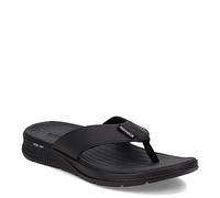 Skechers Homme Go Consistent Sandal Synthwave Flip Flop, Noir, 47 EU