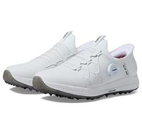 Skechers Homme Go Elite 5 Slip in Twist Fit Chaussures de Golf imperméables Basket, Blanc sans Pointes, 44 EU