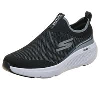 Skechers Homme GO Run Elevate Baskets, Black and White Textile/Synthetic, 48 EU