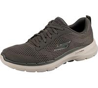 Skechers Homme GO Walk 6 AVALO Sneakers, Brown, 42.5 EU