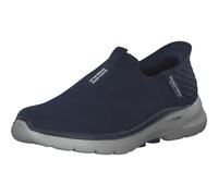Skechers Homme Go Walk 6-Easy on Basket, Navy Textile Navy Synthetic Navy Trim, 39.5 EU