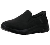 Skechers Homme GO Walk Arch FIT 2.0 Quest Baskets, Black Textile/Trim, 42 EU