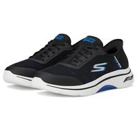Skechers Homme Go Walk Arch Fit 2.0 Simplicity 2.5 Basket, Black and Blue Textile/Synthetic, 42 EU
