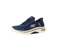 Skechers Homme Go Walk Arch Fit 2.0 Simplicity 2 Basket, Textile synthétique Bleu Marine, 43 EU
