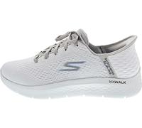 Skechers Homme Go Walk Flex-New World Basket, Blanc/Gris, 44 EU