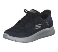 Skechers Baskets à enfiler Go Walk Flex New World Bleu marine/vert citron Pointure 40