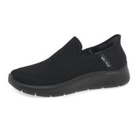 Skechers Homme Go Walk Flex No Hands Slip-In ENTRAINEUSE, Black Textile, 44 EU