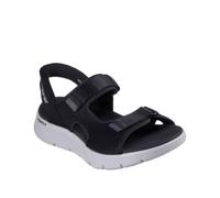 Skechers Homme Go Walk Flex Sandal Easy Entry Slip-In ENTRAINEUSE, Black And Gray Textile, 43 EU