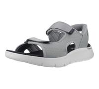 Skechers Homme Go Walk Flex Sandal Easy Entry Slip-In ENTRAINEUSE, Grey And Navy Textile, 41 EU