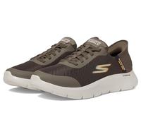 Skechers Homme Go Walk Flex Slip Ins Basket, Marron, 46 EU