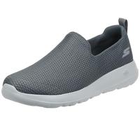Skechers Homme Go Walk Max-Athletic Air Mesh Slip on Chaussures de Marche Sport, Gris foncé, 45 EU X-Large