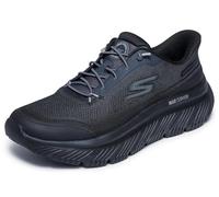 Skechers Homme Go Walk Max Cushioning Hyper Burst Zoltar Slip-In ENTRAINEUSE, Black Textile/Trim, 43 EU