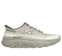 Skechers Homme Go Walk Max Cushioning Hyper Burst Zoltar Slip-in ENTRAINEUSE, Charcoal Lime Textile/Trim, 44 EU