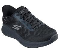 Skechers Homme Go Walk Now Payton Slip-In ENTRAINEUSE, Black Textile/Synthetic, 42 EU