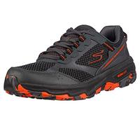 Skechers Homme 220112 CCOR Basket, Charcoal Leather/Textile/Orange Trim, 44.5 EU