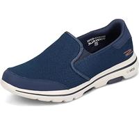 Skechers Homme Gowalk 5-Elastic Stretch Athletic Slip-on Casual Loafer Walking Shoe Basket, Bleu Marine 2, 44 EU X-Large