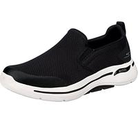 Skechers Homme Gowalk Arch Fit-Athletic Slip-on Casual Loafer Walking Shoe Sneaker Sneakers, Black, 41 EU