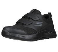 Skechers Homme Gowalk 5 Wistful - Baskets de Marche athlétiques en Maille avec Crochet et Boucle, Noir, 43 EU