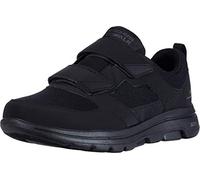 Skechers Homme Gowalk-Athletic Hook and Loop Walking Shoes | Two Strap Sneakers | Air-Cooled Foam Basket, Noir, 42.5 EU