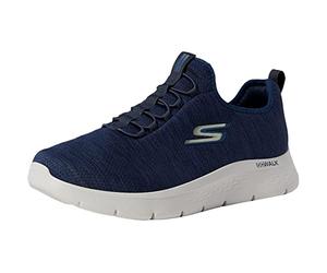 Skechers Homme Gowalk Flex-Athletic Slip-on Casual Walking Shoes with Air Cooled Foam Sneakers Basket, Bleu Marine 2, 39.5 EU X-Large