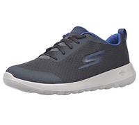 Skechers Homme Gowalk Max-Athletic Workout Walking Shoe with Air Cooled Foam Basket, Anthracite/Bleu, 45 EU