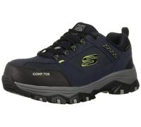 Skechers Homme Greetah Chaussure de sécurité, Bleu Marine, 43 EU